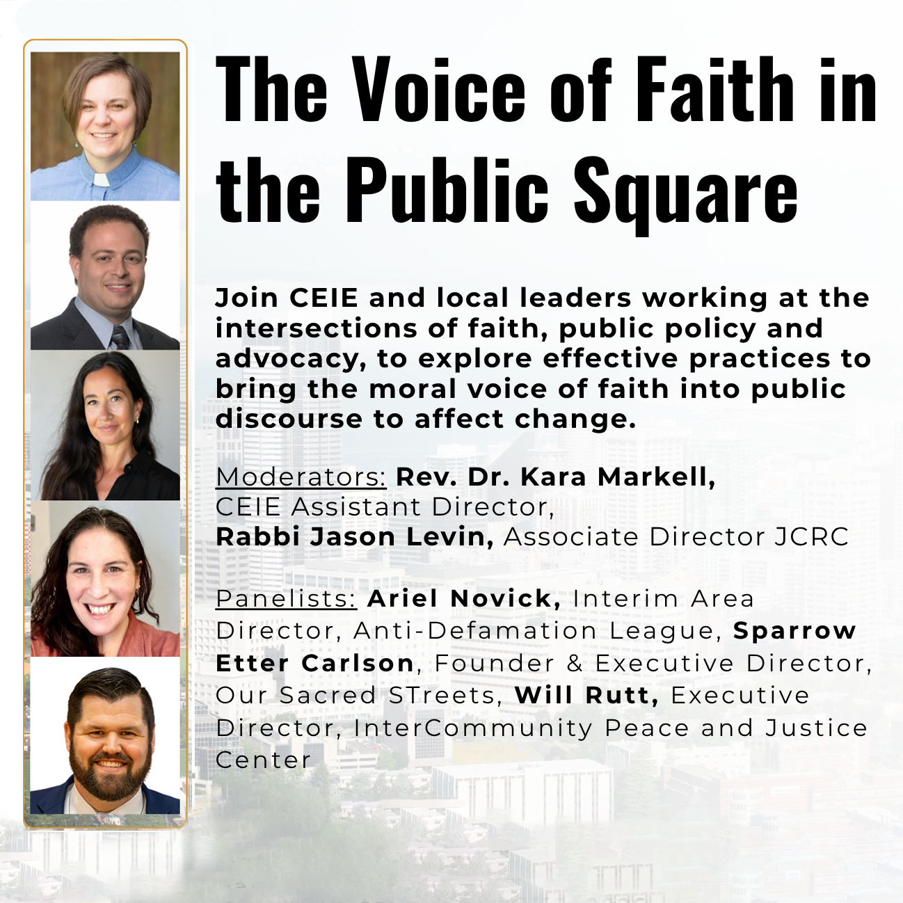 The Voice of Faith in the Public Square
